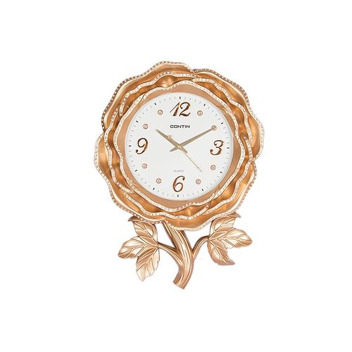 PWC-231 - Centre White Dial Multi layered Flower Structured Wall Decor Clock