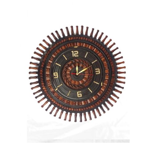 Sheesham Wood Large Wall Clock D3 - 18 Inch