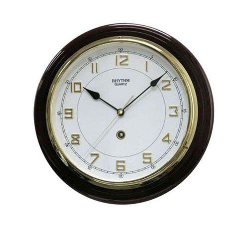 C M G931 N R06 - Wooden Wall Clock - Black