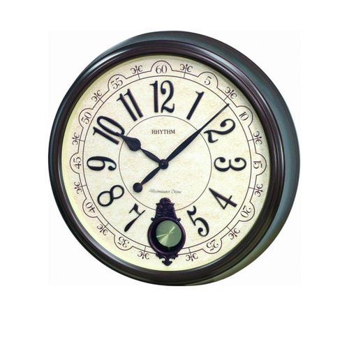 C M J504 N R06 - S I P (Sound In Place) Wall Clock -Japan- Brown