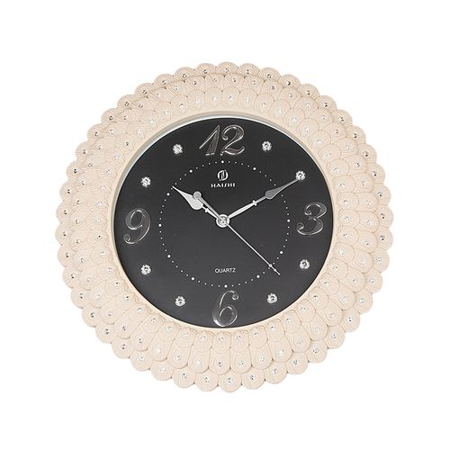 100 Cream Fancy Wall Clock - 18X18 inch