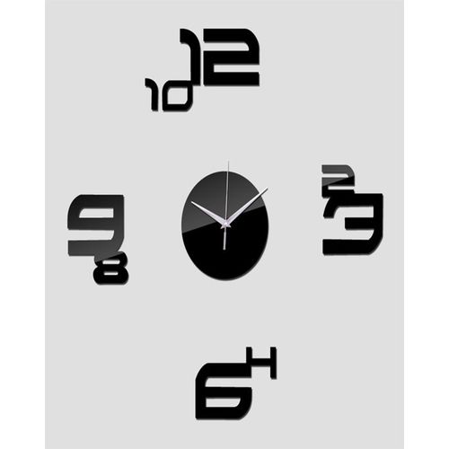 Rubians Hour Decorative Wallclock - Black