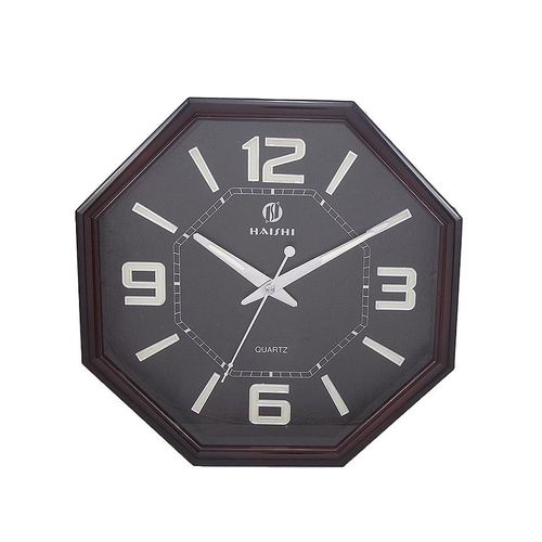 Wall Décor Clock - 12x12 - Black