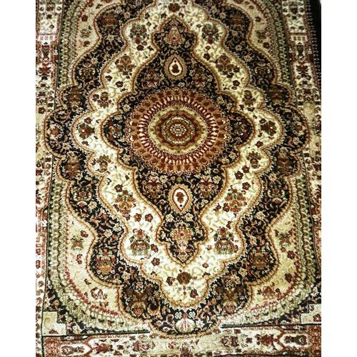 Turkish Rug - Green-brown-03
