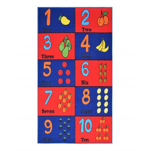 Educational Shapes&Alphabets Kids Rug