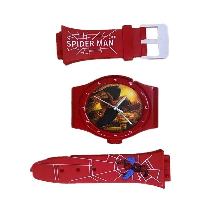 Town Kids Wall Clock - Red
