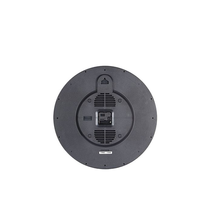 PWC-196B - Double Plated Structured Embellished Dial Numbers Wall Decor Clock
