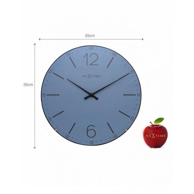 3159Bl - Index Dome Wall Clock - Netherlands