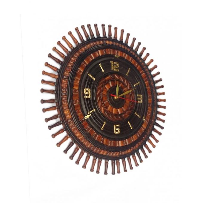 Sheesham Wood Large Wall Clock D3 - 18 Inch