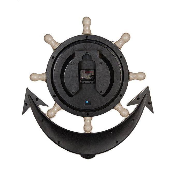 Roman Pearl Anchor Wall Clock With Pendulum - Bronze