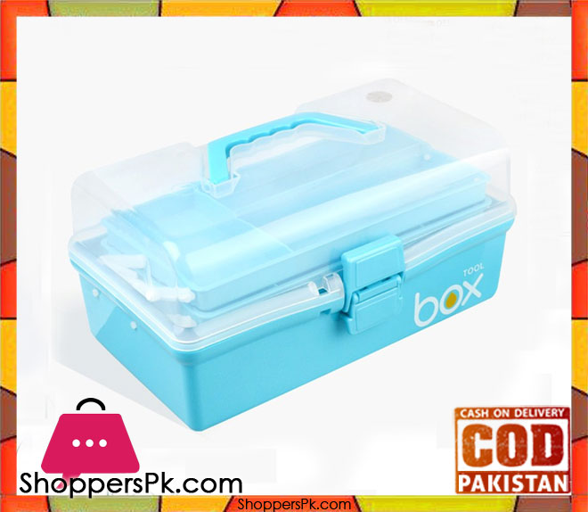 2 tray 3 Layers Plastic Tool Box For Fishing Lure