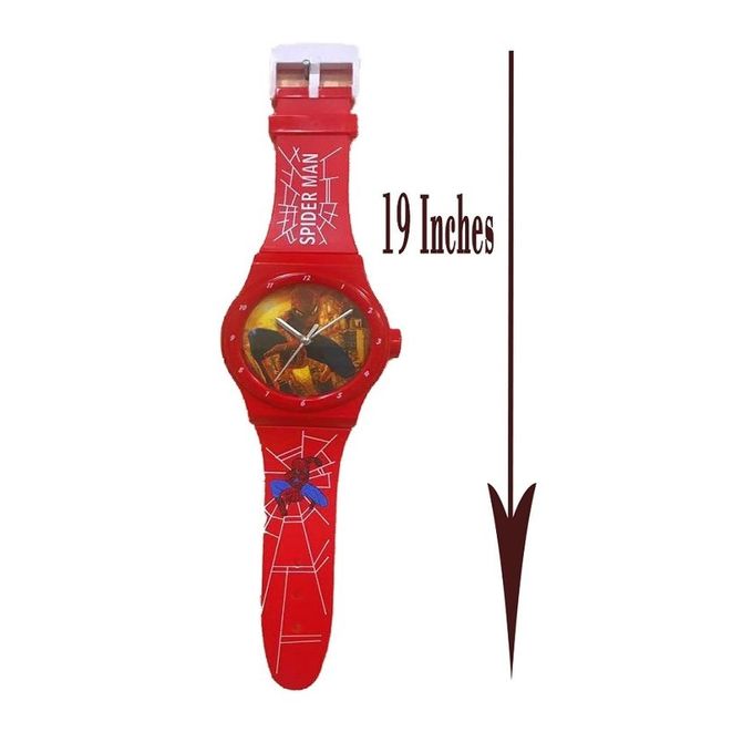 Town Kids Wall Clock - Red