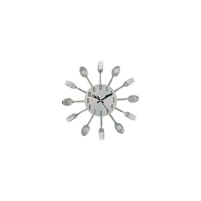 Spoon Wall Clock stainless steel