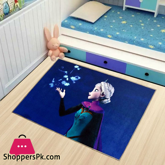 3D Printed Carpet for Kids Bedroom – Frozen 3 x 5 Feet