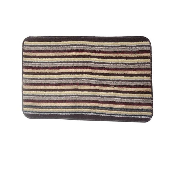 Pack of 3 - Rubber & Polyester Foot Mat – Multicolor