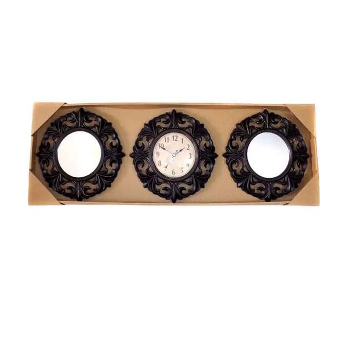 3in1 Wall Clock & Mirrors - 2645VQWSFCMHJURTRSDKOJIU