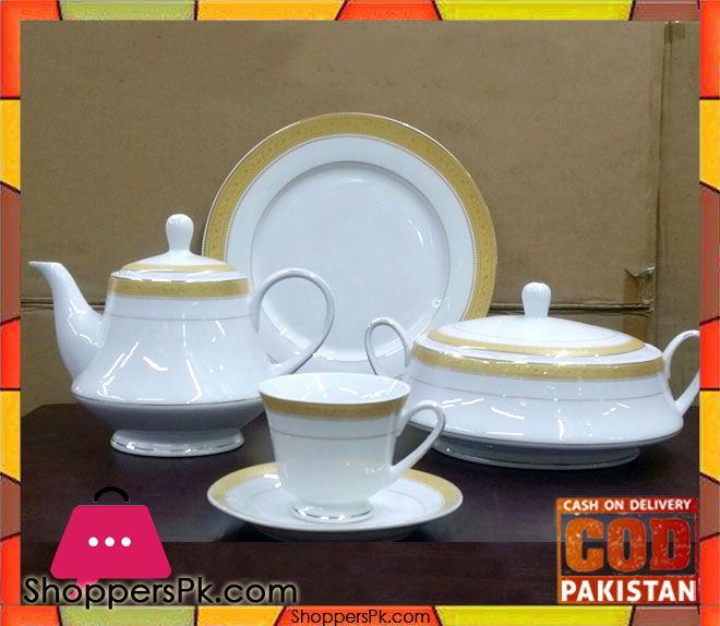 75 Pieces Dinner Set Fine Porcelain Bone China Q4