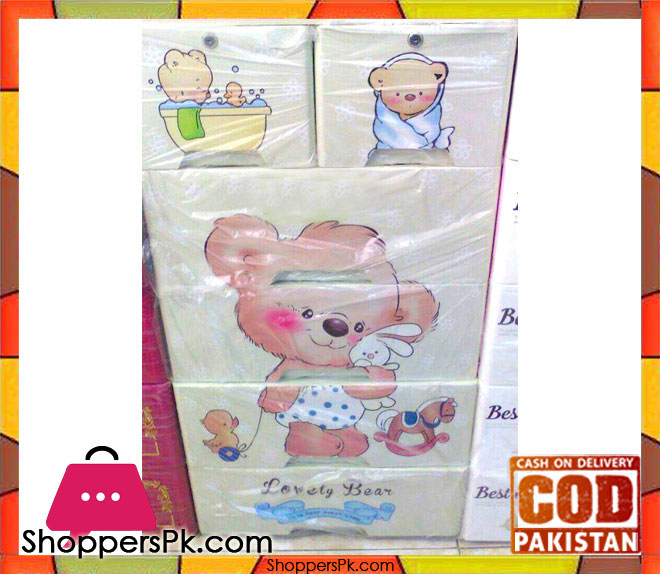 Baby Clothes Storage Drawer Plastic Lovely Bear