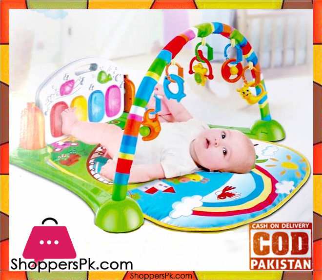 Baby Piano Fitness Play Gym + Interactive Mat