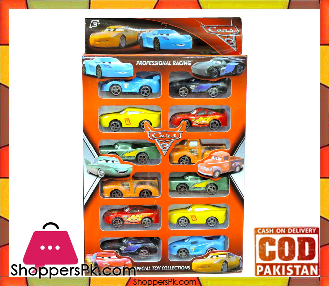 Cars Professional Collection Toy Car For Kid -12 Pieces in One Pack