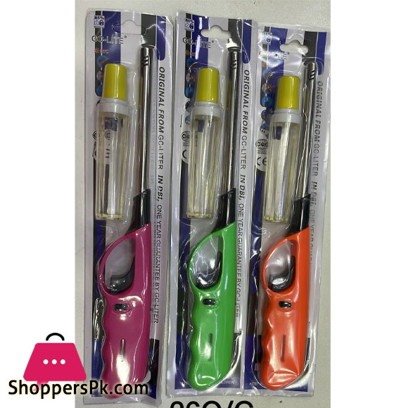 Gas Lighter With Extra Refill - 26Q-G
