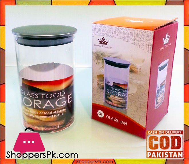 Imperial Collection Glass Food Storage Jar