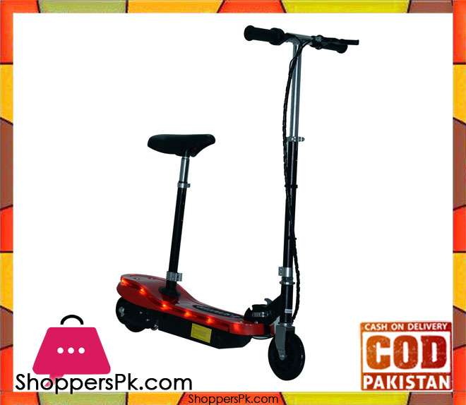 Kids E Scooter Ride on Folding Electric Bike 12V Rechargeable Battery with Light