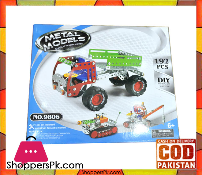 Metal Model Construction 192 Pieces For Kid