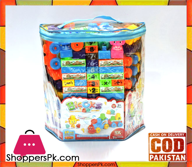 Plastic Bulding Block 69 Pcs