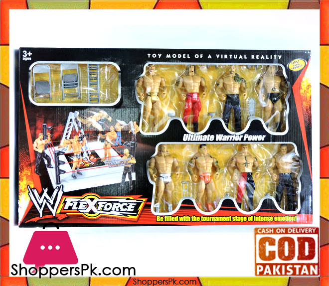 WWE Flexforce 8 Action Wrestling Figures