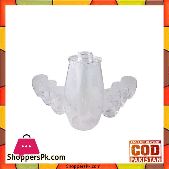Acrylic Water Set - 7 Pieces - Clear - BH0060AC