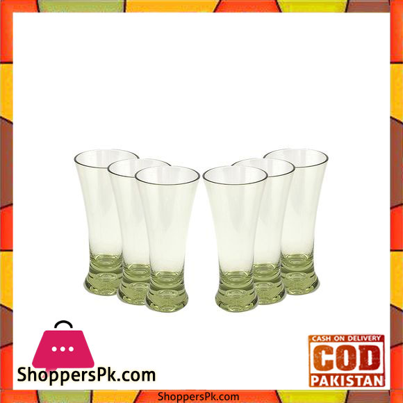 Acrylic Tumbler Set - 6 Pieces - Green - BH0138AC