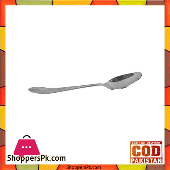 Set of 6 - Stainless Steel Spoons - Silver