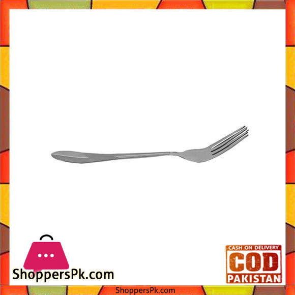 Set of 6 - Stainless Steel Forks - Silver