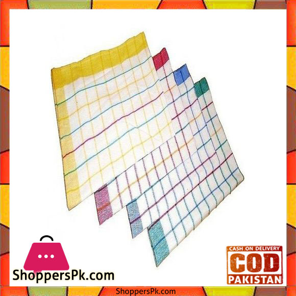 Pack of 6 - Kitchen Towels - Multicolour