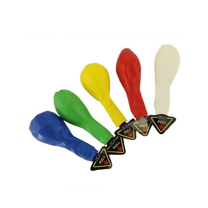Pack of 4 LED Balloons - Multicolour