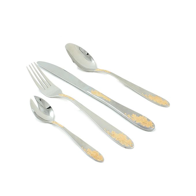 Elegant 24 Pieces Cutlery Set Germany - Silver - EL24S-01
