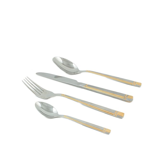 Elegant 24 Pieces Cutlery Set Germany - Silver - EL24S-07