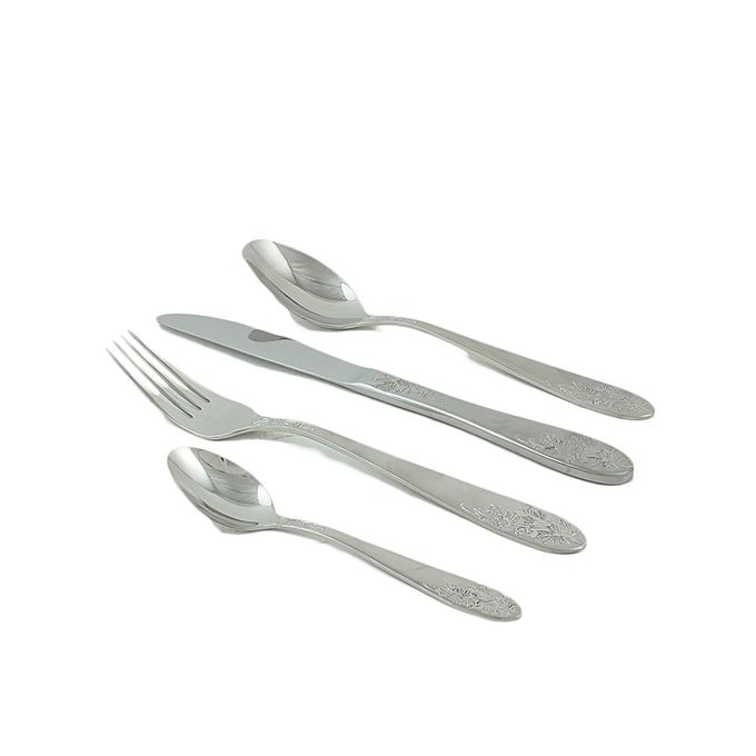 Elegant 24 Pieces Cutlery Set Germany - Silver - EL45