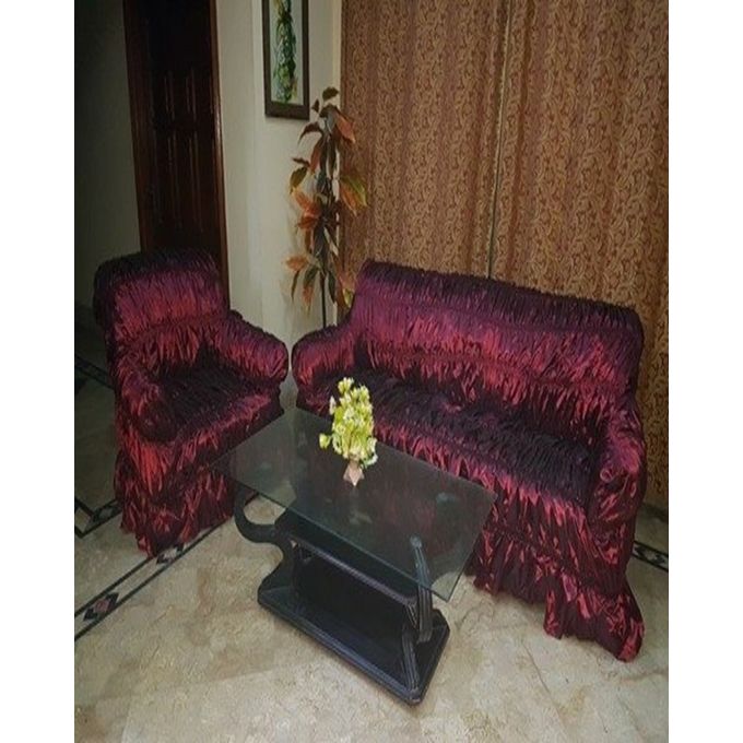 Elastic Silk 5 Seater Sofa Cover