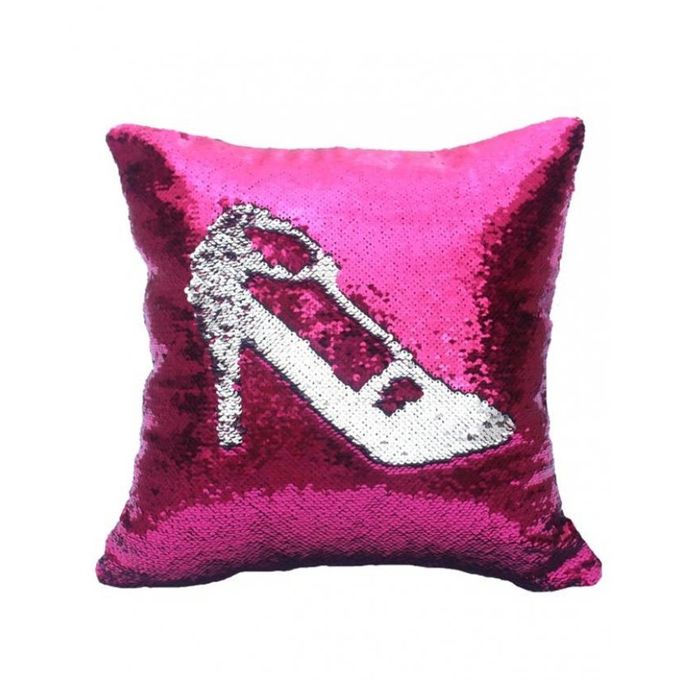 Pack of 2 - Reversible Mermaid Sequin Pillow - Pink & Silver