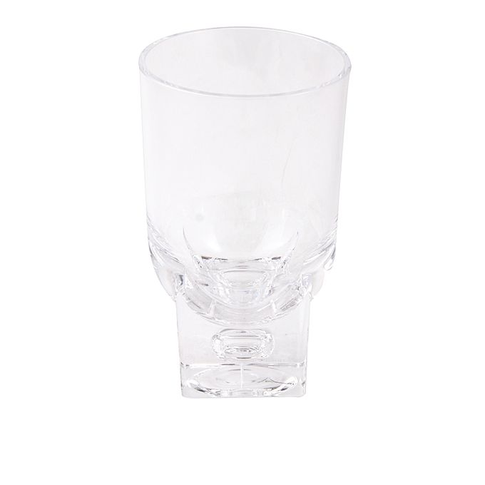 Acrylic Square Base Crystal Tumbler Set - 6 Pieces - Transparent - BH0015AC