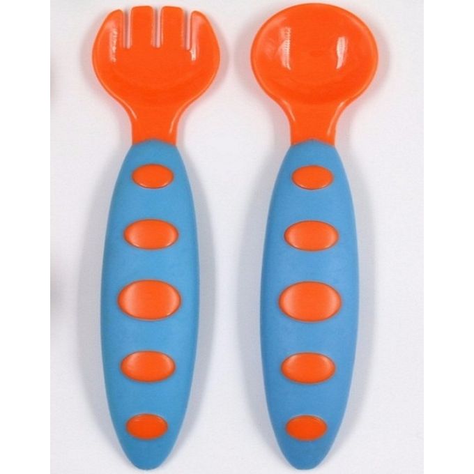 Exclusive Impressions Cute Baby & Infant Feeding Cutlery Set - Spoon & Fork with box