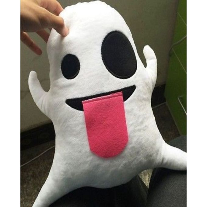 Ghost Emoji Pillow