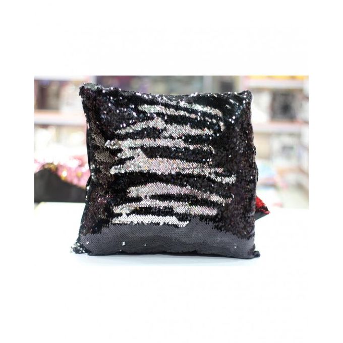 Reversible Mermaid Magic Pillow - Black