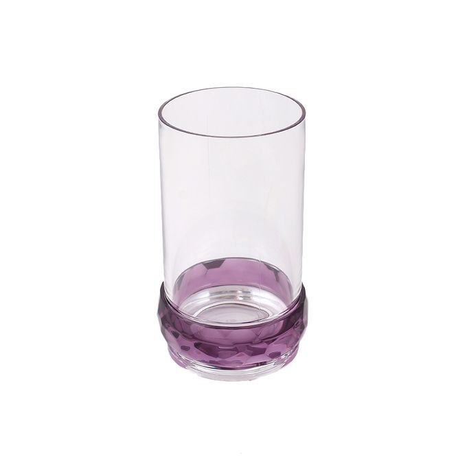 Acrylic Crystal Bracelet Acrylic Water Set - 7 Pcs - Purple - BH0022AC