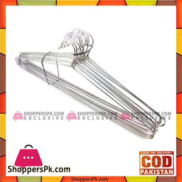 Chilman Pack of 12 Steel Clothes Hangers