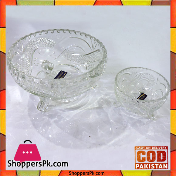 Crystal Fruit Bowls And Ice Cream Set 7 Pieces Q7 Small