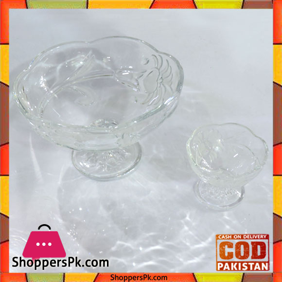 Crystal Fruit Bowls And Ice Cream Set 7 Pieces Q2