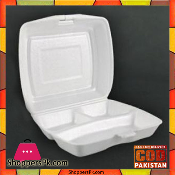 Disposable 3 Slots Box 100 Pcs